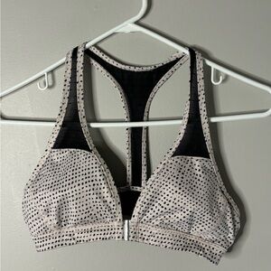 lululemon mesh cheeta sports bra top